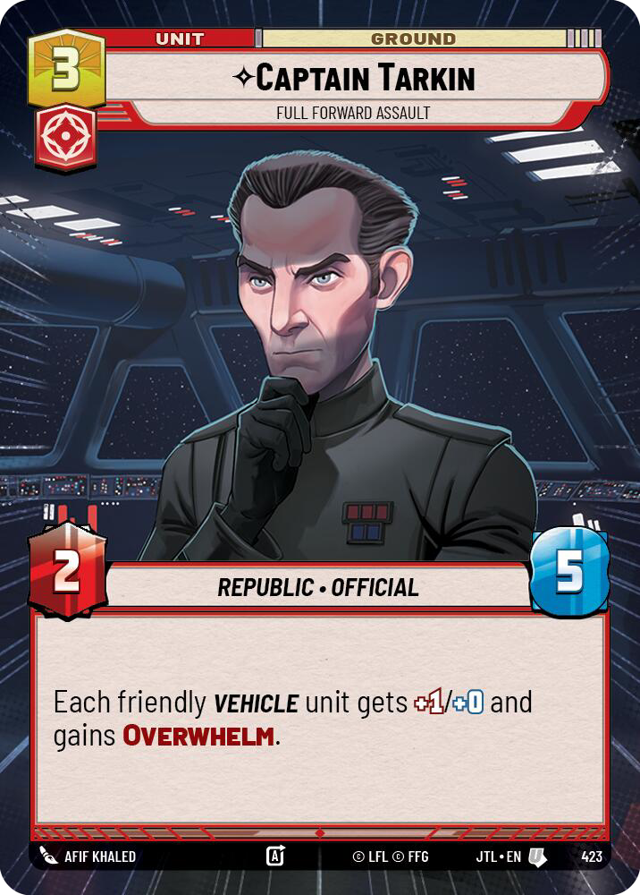 Captain Tarkin, Full Forward Assault, Jump to Lightspeed Card Art