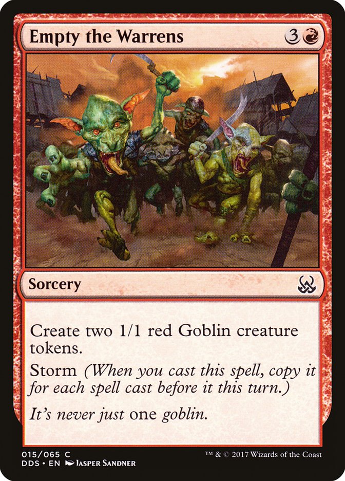 Empty the Warrens, Duel Decks: Mind Vs. Might Card Art