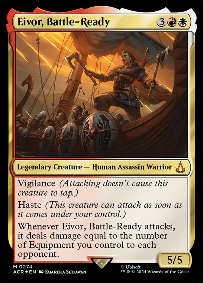Eivor, Battle-Ready, Assassin'S Creed Card Art