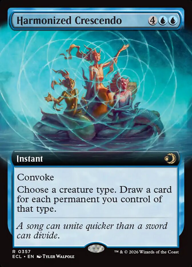 Harmonized Crescendo, Lorwyn Eclipsed Card Art