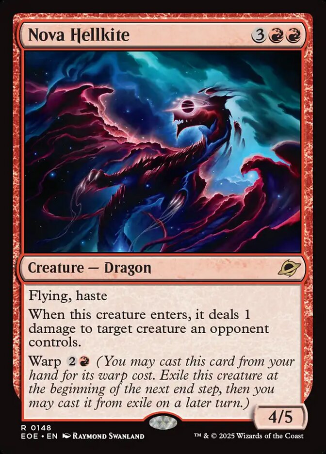 Nova Hellkite, Edge of eternities Card Art