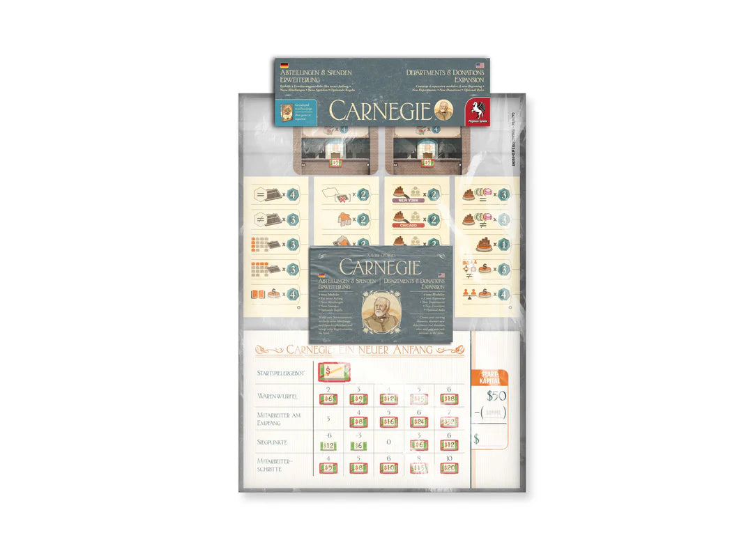 Carnegie + Departments & Donations Expansion