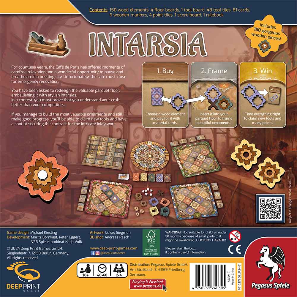 Intarsia (OBS! Skadat ex)