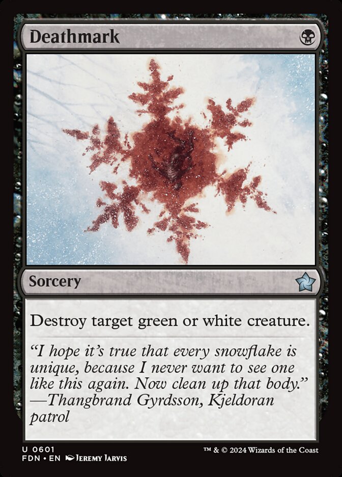 Deathmark, Foundations Card Art