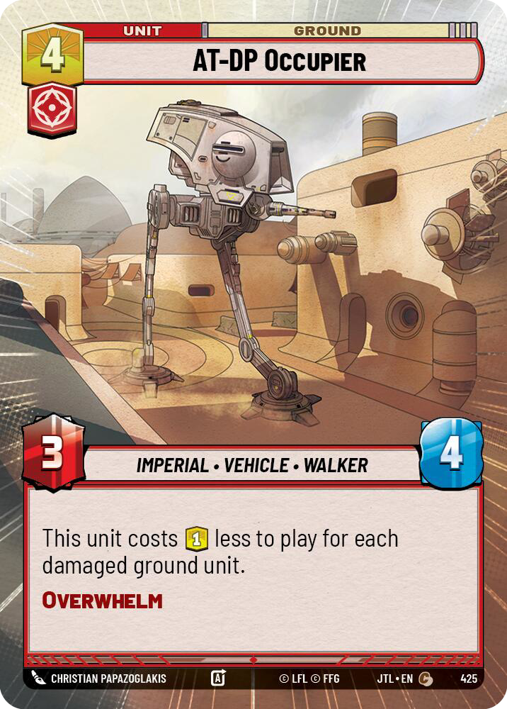 AT-DP Occupier, Jump to Lightspeed Card Art