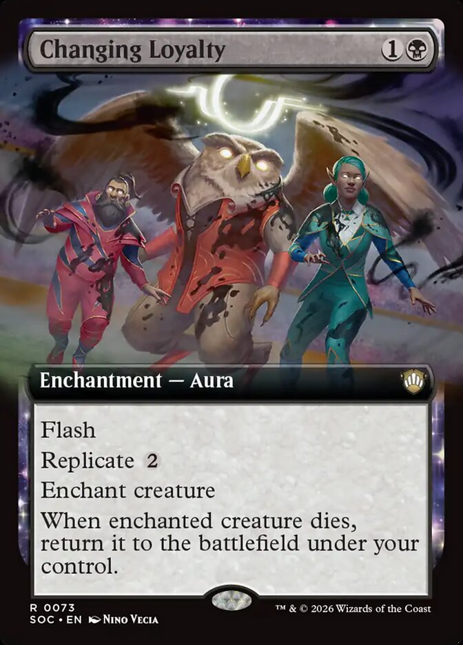Changing Loyalty, Secrets Of Strixhaven Commander Card Art