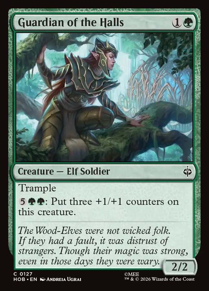 Guardian of the Halls, The Hobbit Card Art