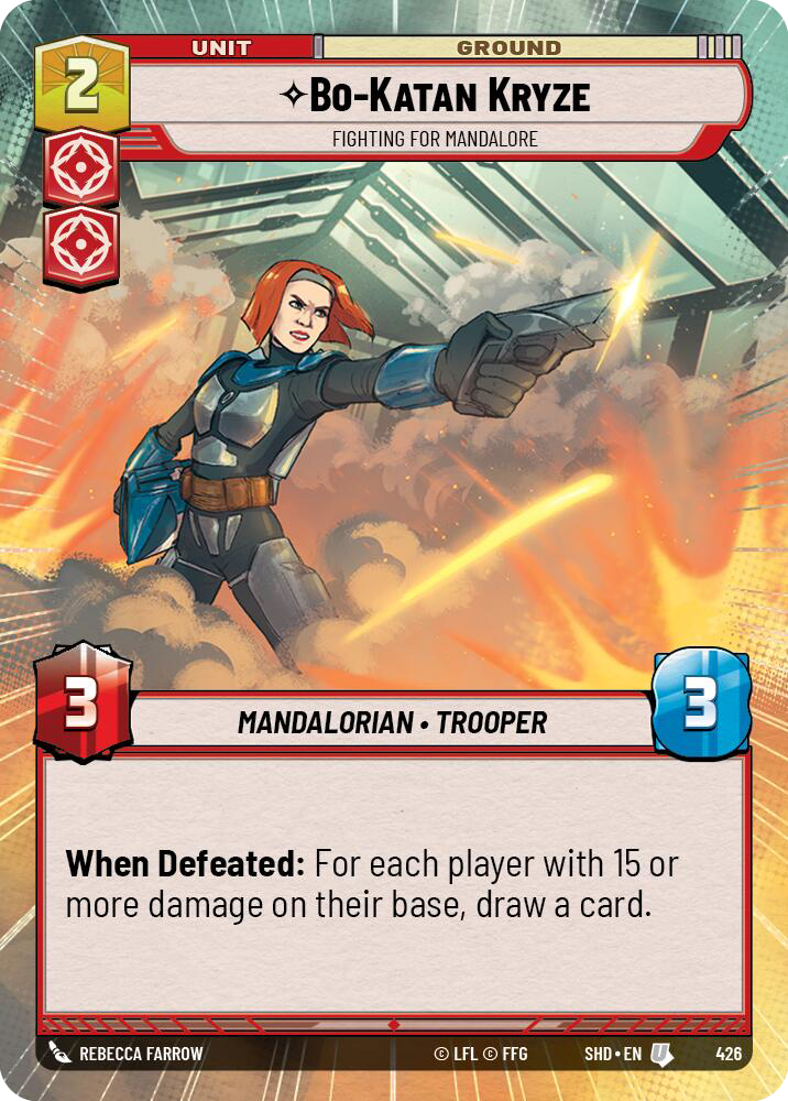Bo-Katan Kryze, Fighting For Mandalore - Hyperspace Foil
