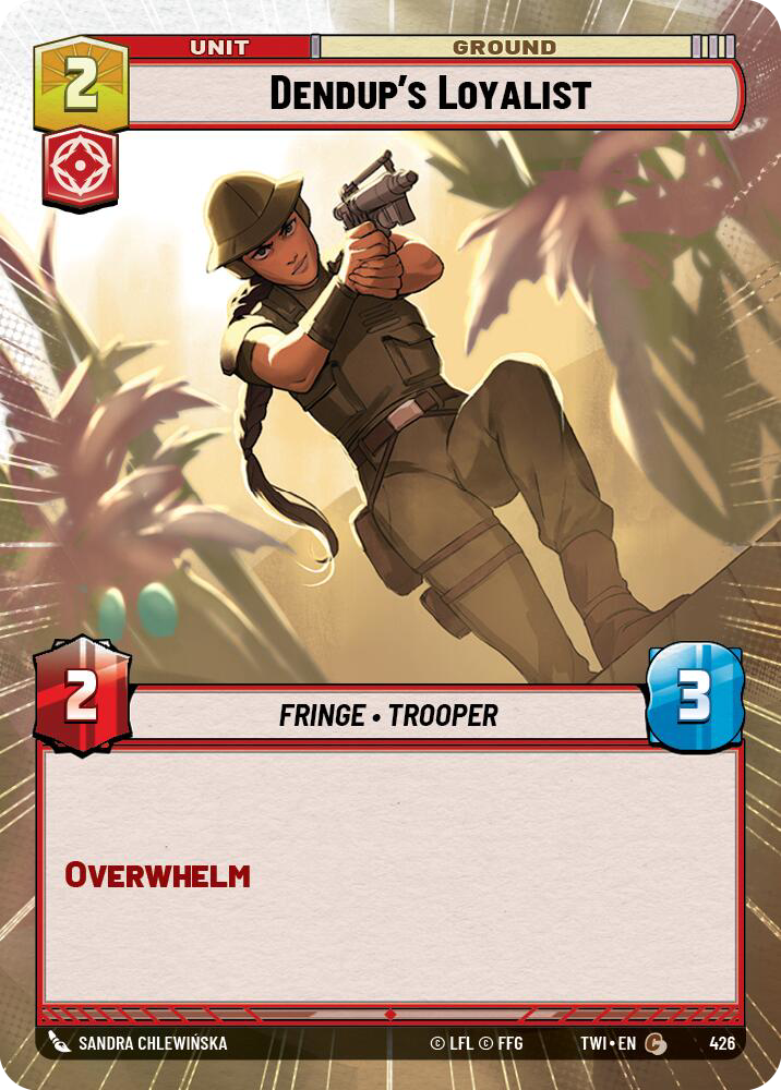 Dendup's Loyalist, Twilight of the Republic Card Art