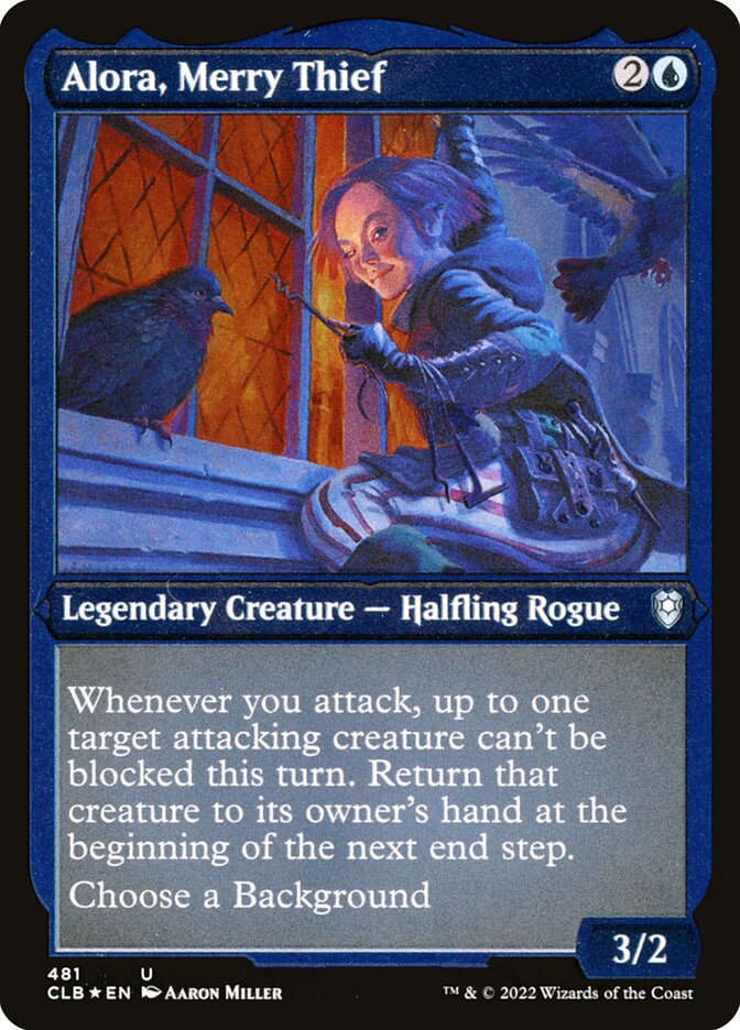 Alora, Merry Thief - Etched Foil