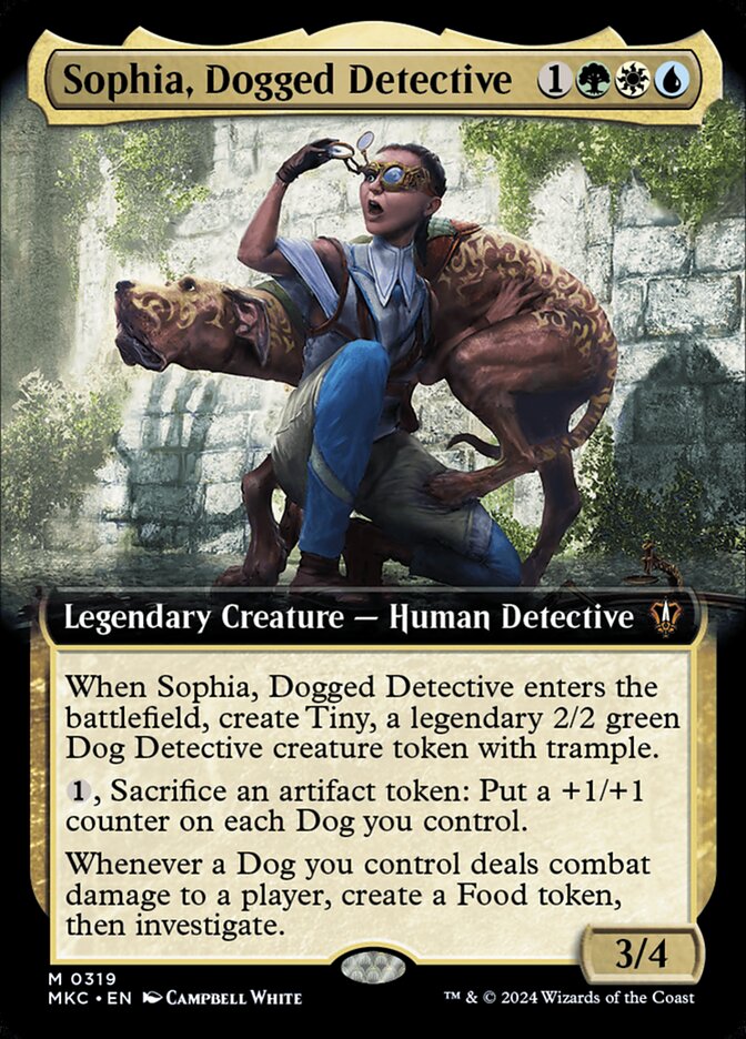 Sophia, Dogged Detective, Murders At Karlov Manor Commander Card Art