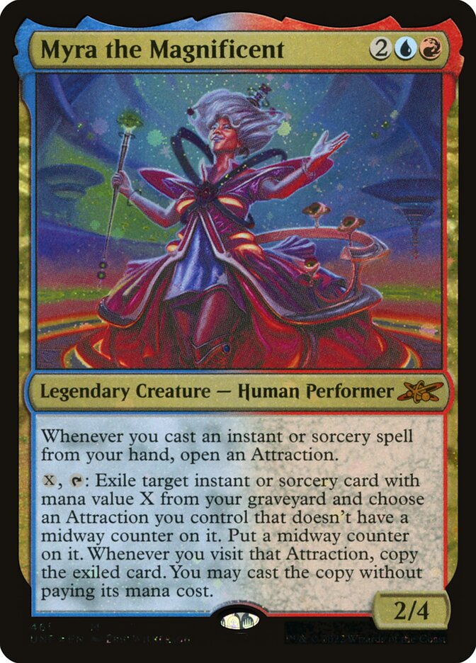 Myra the Magnificent, Unfinity Card Art