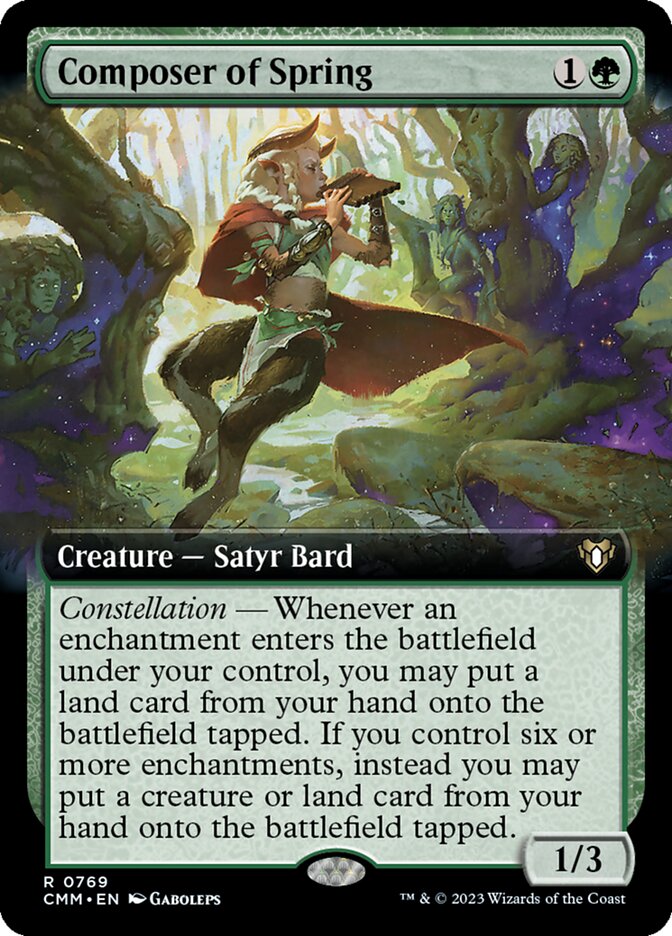 Composer of Spring, Commander Masters Card Art