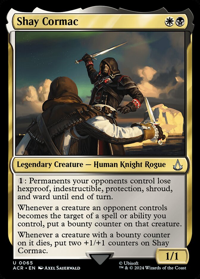 Shay Cormac, Assassin's creed Card Art
