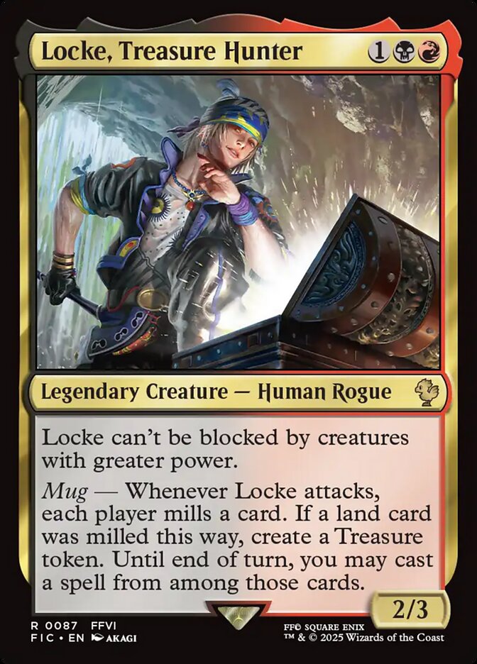 Locke, Treasure Hunter, Final fantasy commander Card Art