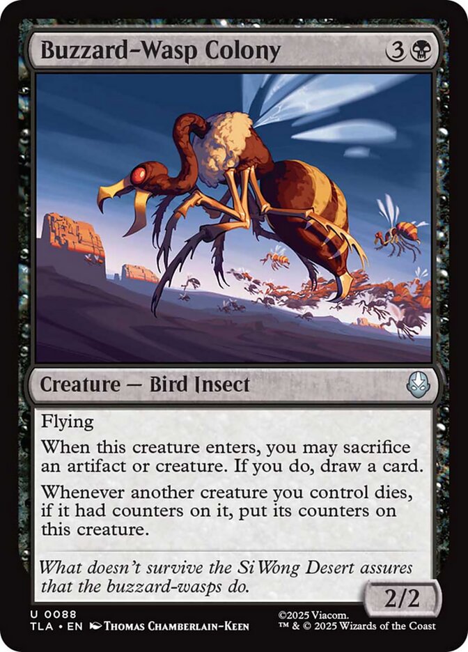 Buzzard-Wasp Colony, Avatar: The Last Airbender Card Art
