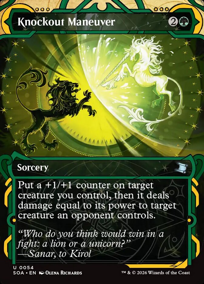 Knockout Maneuver, Secrets Of Strixhaven Mystical Archive Card Art