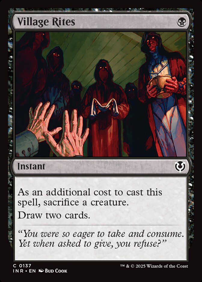 Village Rites, Innistrad remastered Card Art