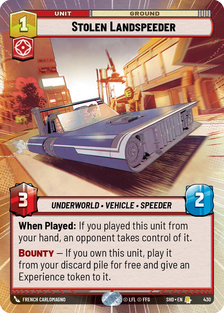Stolen Landspeeder - Hyperspace