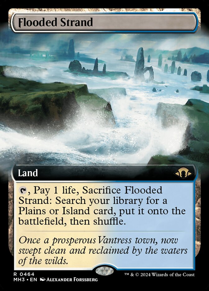 Flooded Strand, Modern horizons 3 Card Art