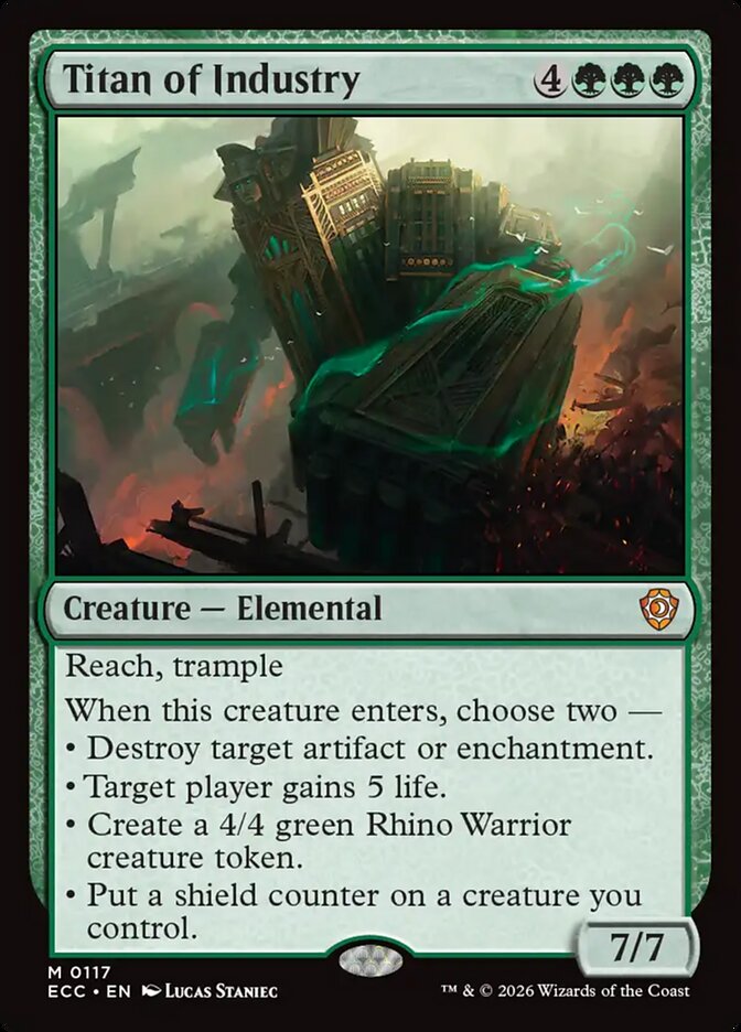 Titan of Industry, Lorwyn Eclipsed Commander Card Art