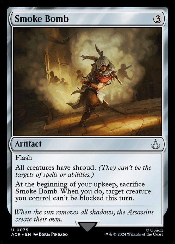 Smoke Bomb, Assassin'S Creed Card Art