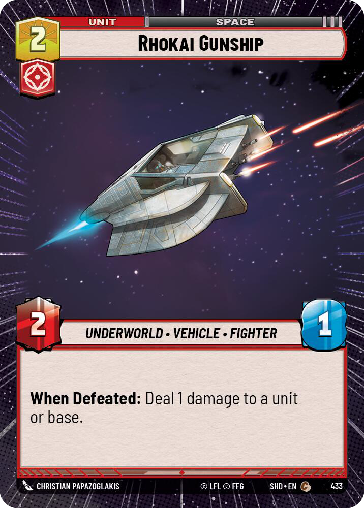 Rhokai Gunship - Hyperspace Foil