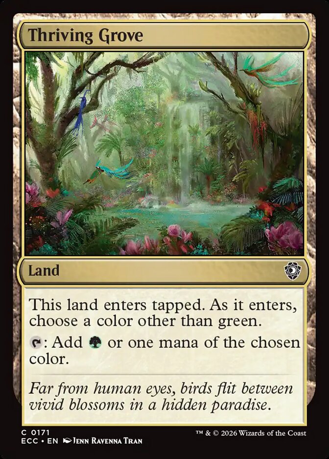 Thriving Grove, Lorwyn Eclipsed Commander Card Art