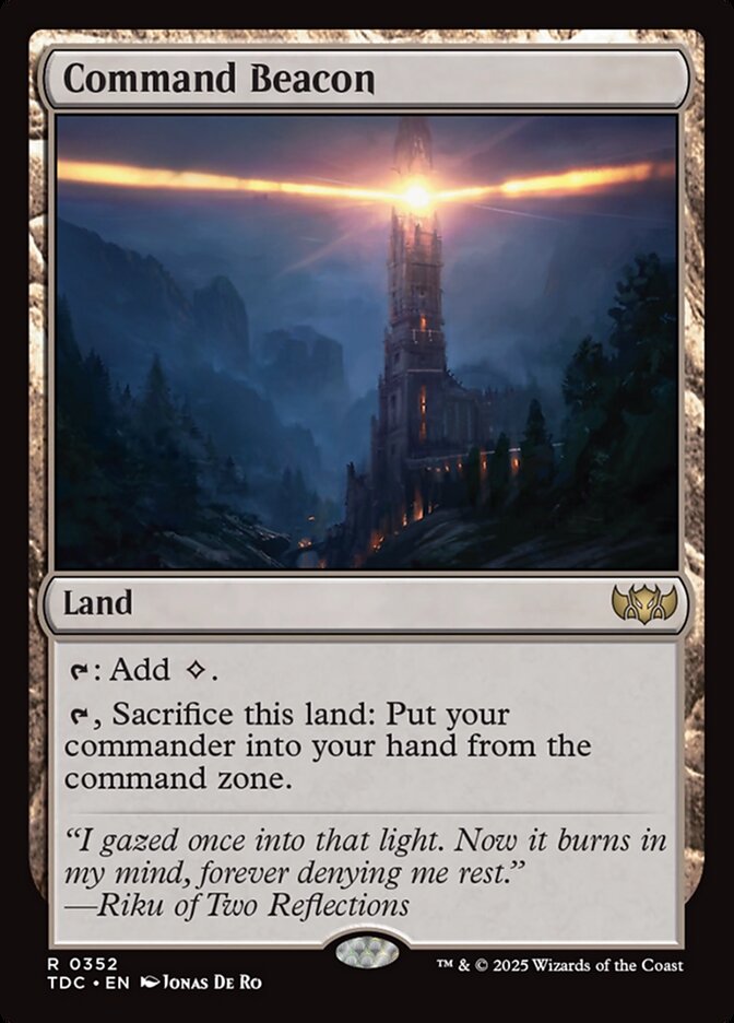 Command Beacon, Tarkir: Dragonstorm Commander Card Art