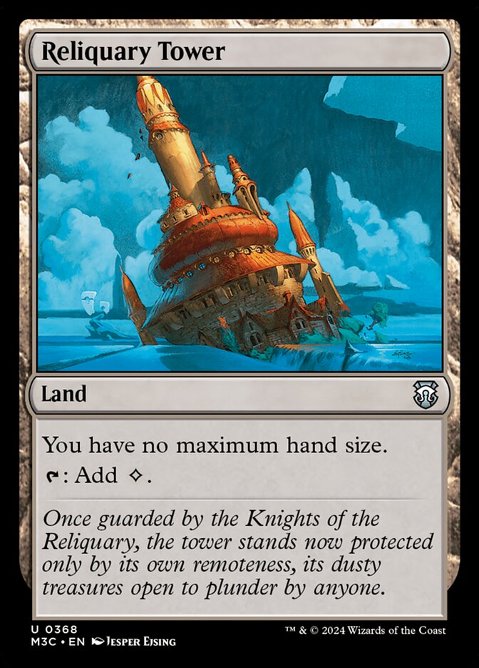 Reliquary Tower, Modern Horizons 3 Commander Card Art