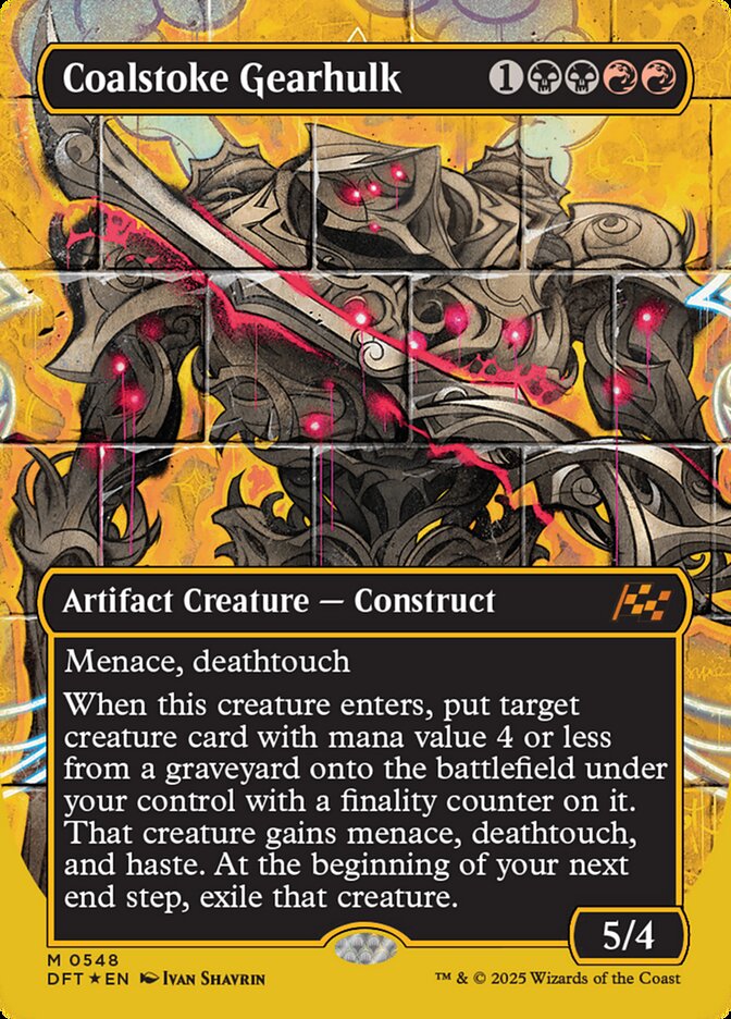 Coalstoke Gearhulk, Aetherdrift Card Art