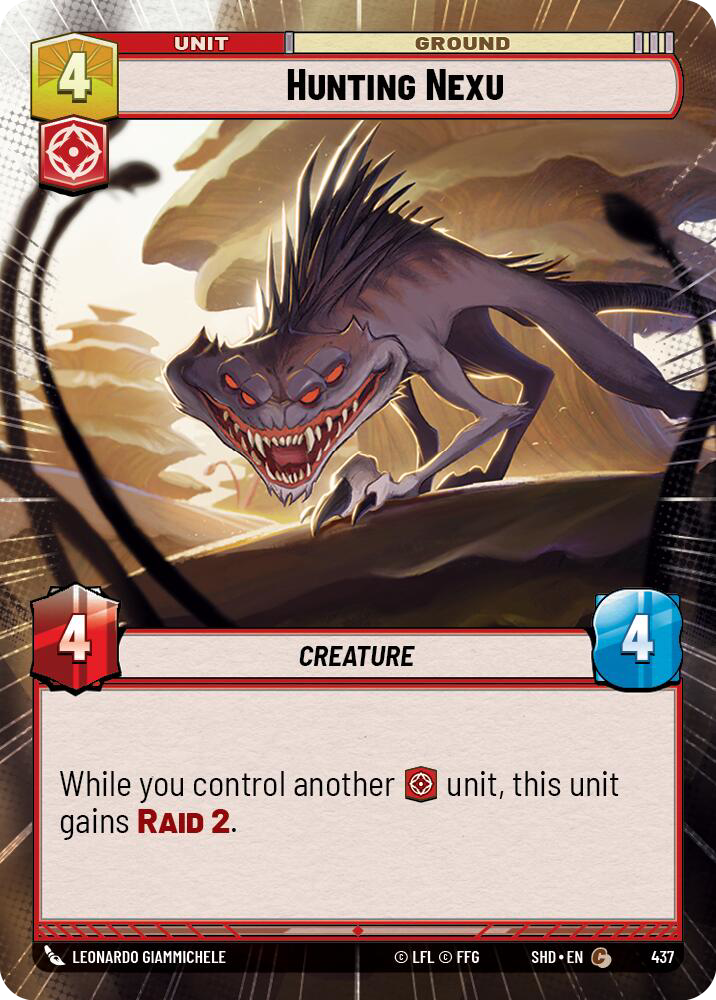 Hunting Nexu, Shadows of the Galaxy Card Art