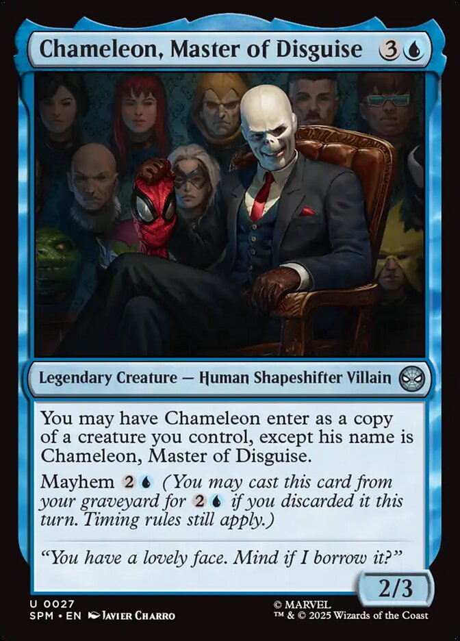 Chameleon, Master of Disguise, Marvel'S Spider-Man Card Art