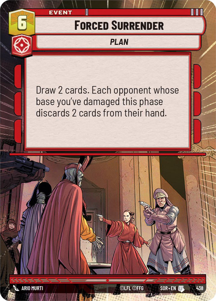 Forced Surrender, Spark of Rebellion Card Art