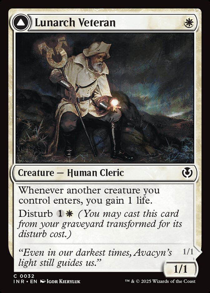 Lunarch Veteran // Luminous Phantom, Innistrad remastered Card Art