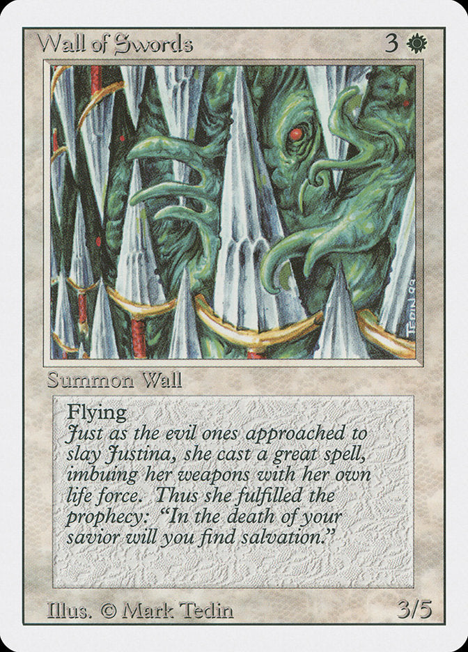 Wall of Swords, Revised edition Card Art