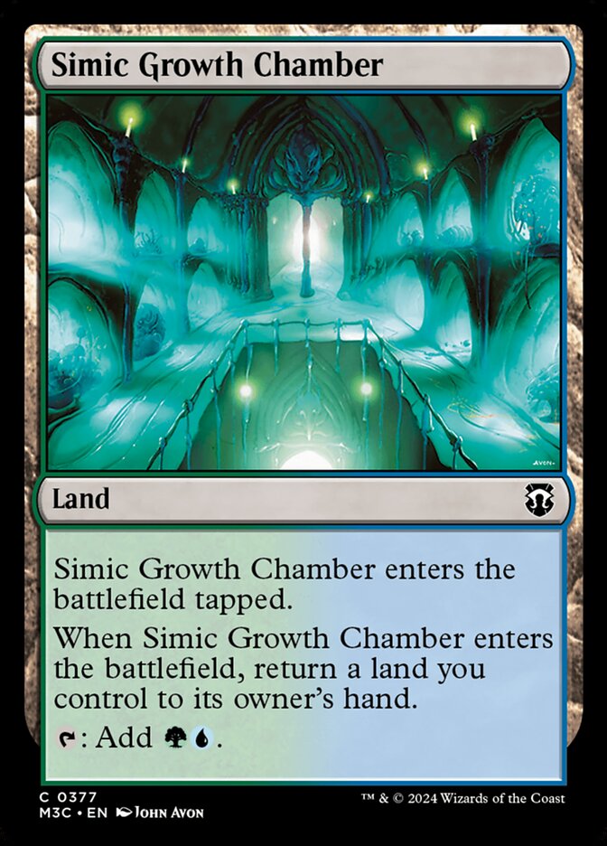 Simic Growth Chamber, Modern Horizons 3 Commander Card Art