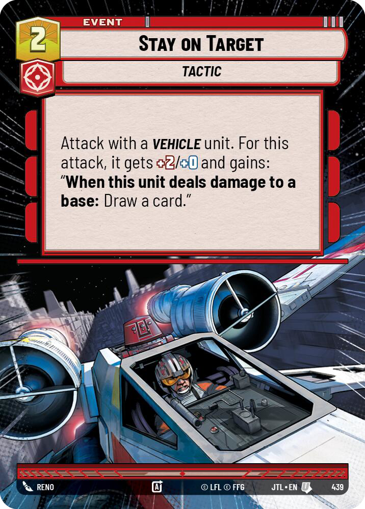 Stay on Target, Jump to Lightspeed Card Art