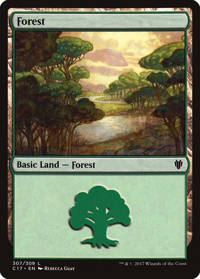 Forest, Commander 2017 Card Art