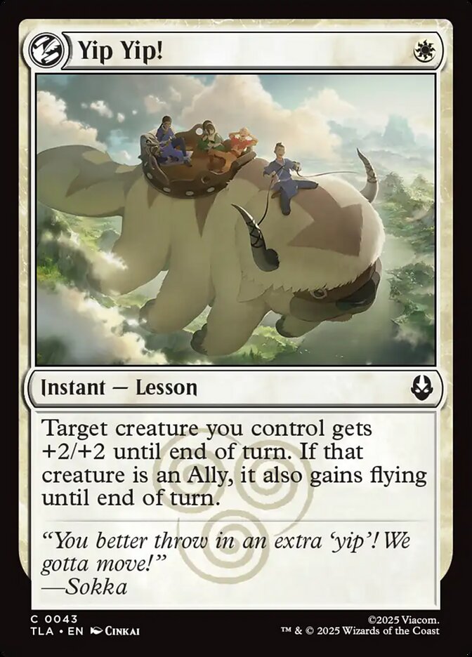 Yip Yip!, Avatar: The Last Airbender Card Art