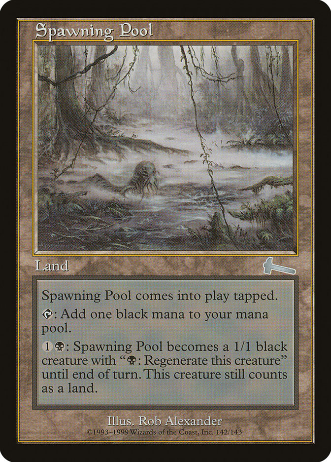 Spawning Pool, Urza's legacy Card Art