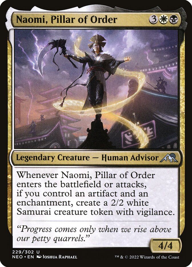 Naomi, Pillar of Order, Kamigawa: neon dynasty Card Art