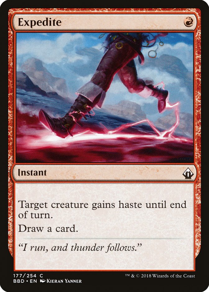 Expedite, Battlebond Card Art