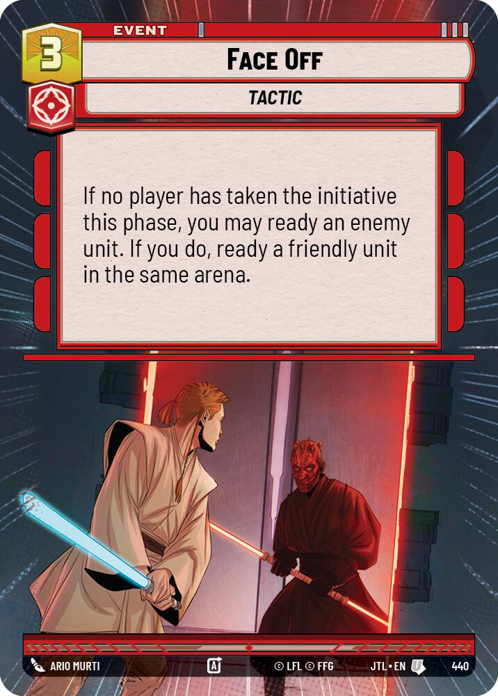 Face Off, Jump to Lightspeed Card Art