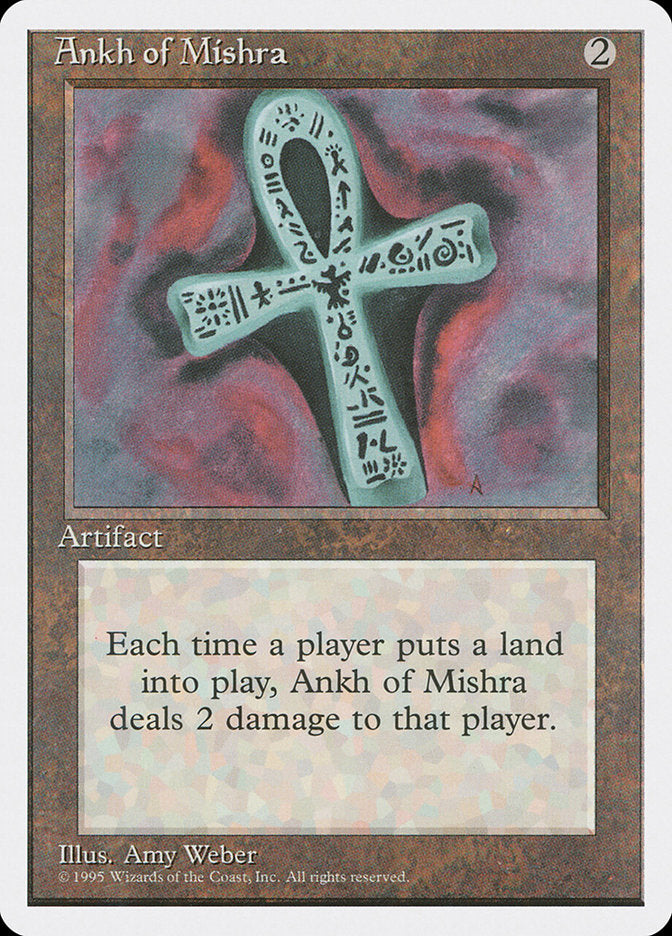 Ankh of Mishra, Fourth edition Card Art