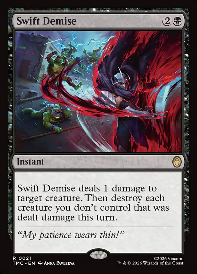 Swift Demise, Teenage Mutant Ninja Turtles Eternal Card Art
