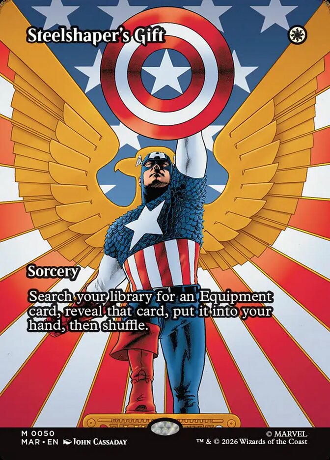Steelshaper's Gift, Marvel Universe Card Art