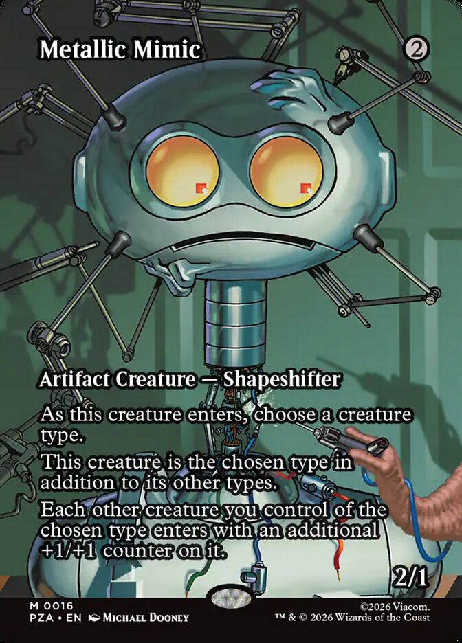 Metallic Mimic, Teenage Mutant Ninja Turtles Source Material Card Art