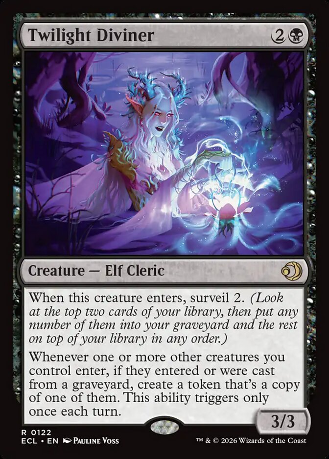 Twilight Diviner, Lorwyn Eclipsed Card Art