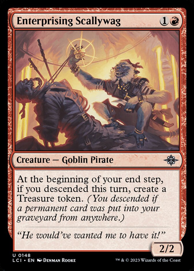 Enterprising Scallywag, The lost caverns of ixalan Card Art
